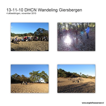DHCN Wandeling route Giersbergen met wel 35 herders